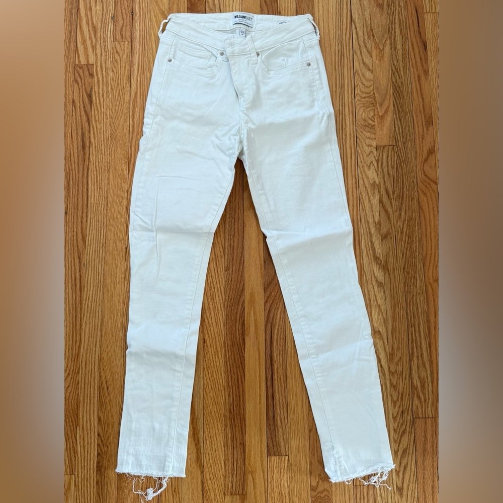 William Rast Perfect Ankle Skinny White Jeans